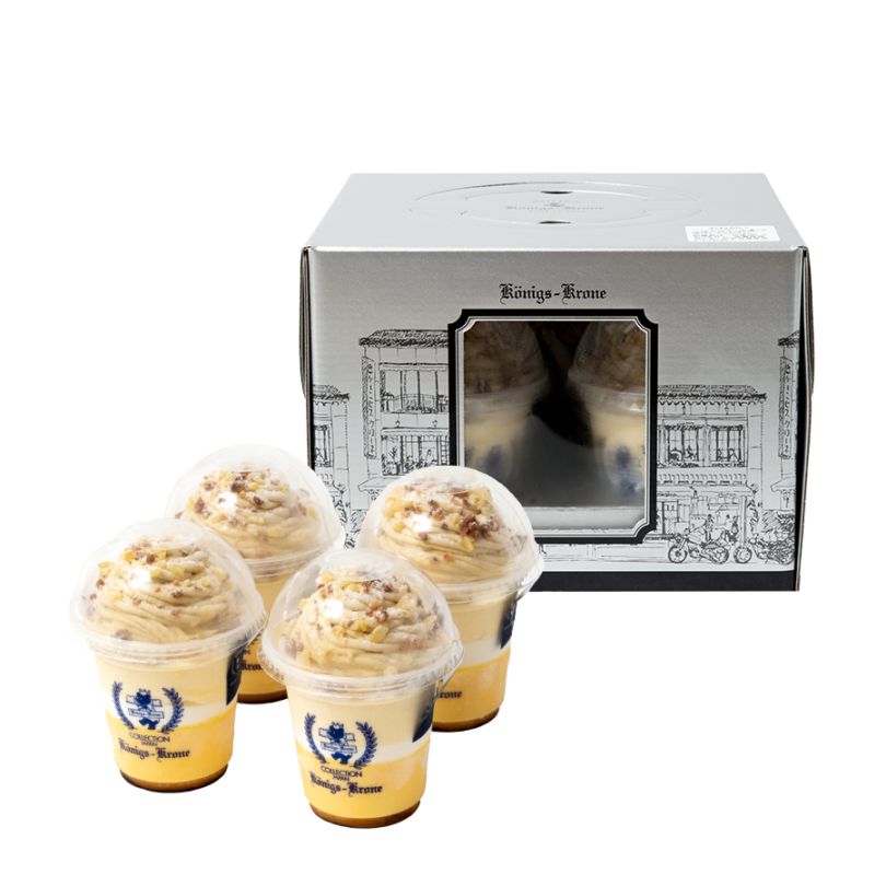 もんぷりん4個詰め合わせ 【のし不可】【ラッピング不可】【クール冷凍