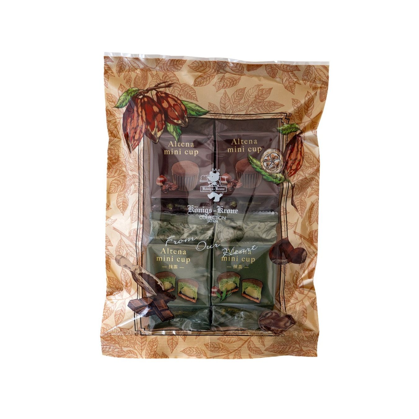 アルテナミニカップ4個入（チョコ・抹茶） 【のし不可】 【ラッピング