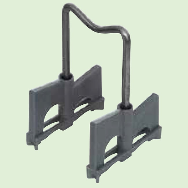 【タイガー産業】上下らくらくスペーサーH30/40兼用×120mm（200個入）上下筋用スペーサー 鉄筋用スペーサー