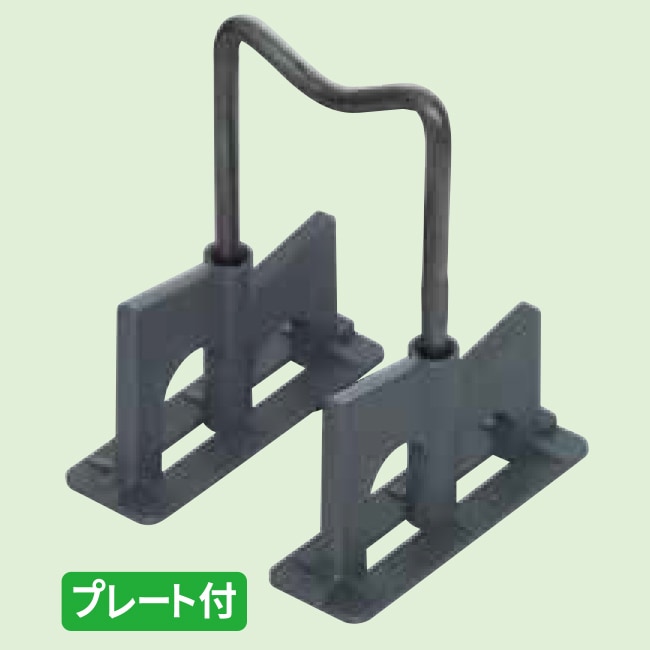 【タイガー産業】上下らくらくスペーサー(プレート付)H30/40兼用×100mm（120個入）上下筋用スペーサー 鉄筋用スペーサー