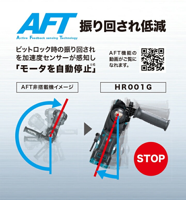 マキタ makita 28mm充電式ハンマドリルHR001GZKB（黒） 本体のみ
