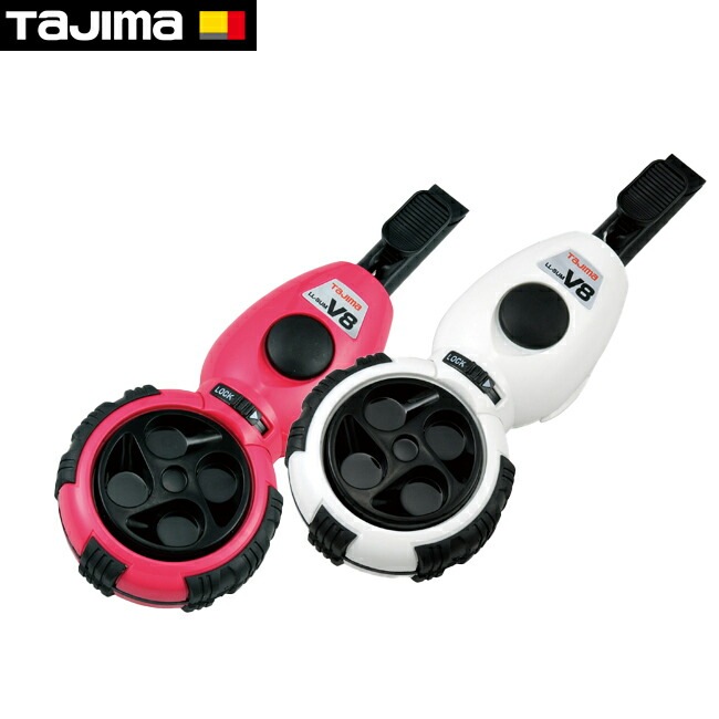 tajima【タジマ】エルライン墨つぼV8斜めカット（赤/白）