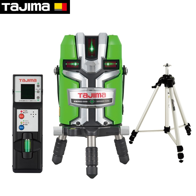 tajima【タジマ】レーザー墨出し器ゼロジーセンサーKJC受光器・三脚