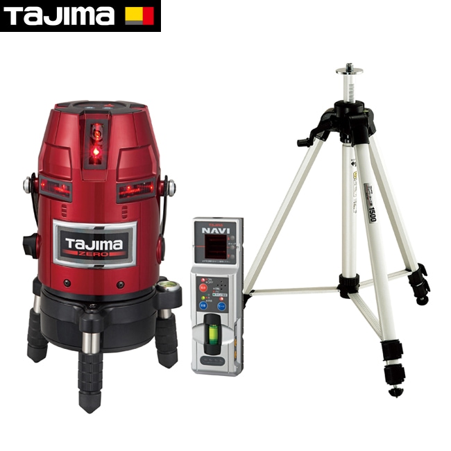 tajima【タジマ】レーザー墨出し器NAVIゼロKJC 三脚セット