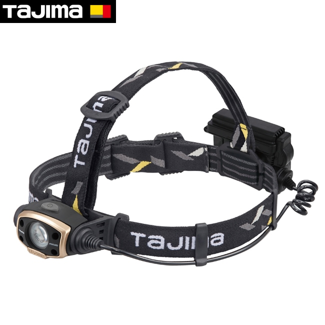 tajima【タジマ】ヘッドライトLE-E502D-SP 500lm・フラッド照射・専用充電池付