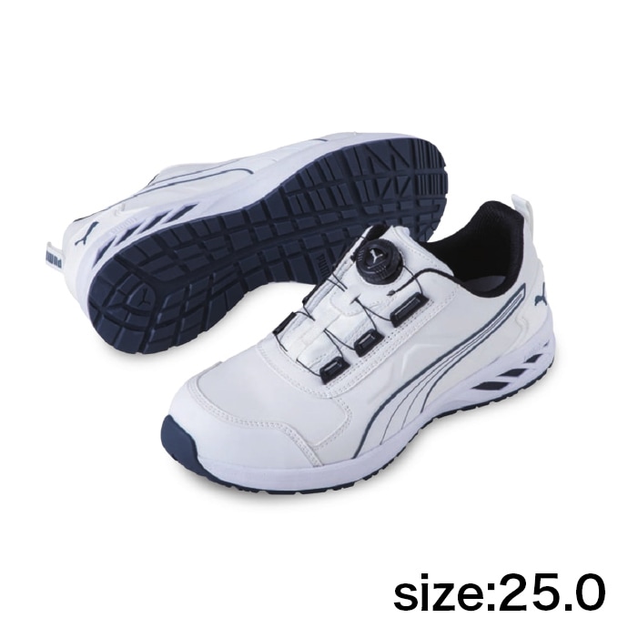 PUMA】安全靴No.64.248.0（白）RIDER 2.0 DISC LOW / JAPAN ATHLETIC
