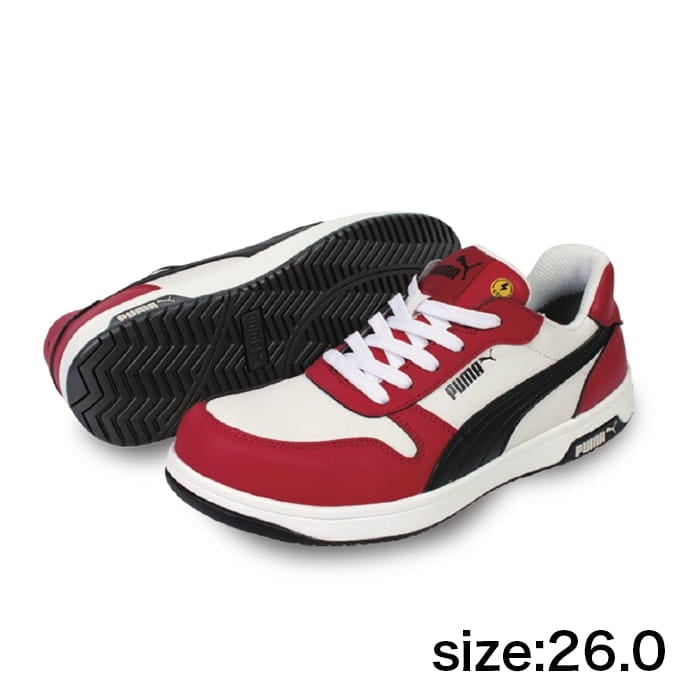PUMA】安全靴No.64.209.0（緑）FRONTCOURT LOW / HERITAGE フロント