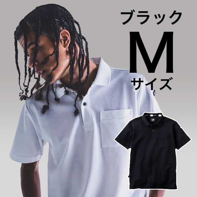 【PUMA】春夏 作業服 作業着 PW-4014N 半袖ポロシャツ（ブラック）Mサイズ PUMA WORKWEAR プーマ 作業ウェア