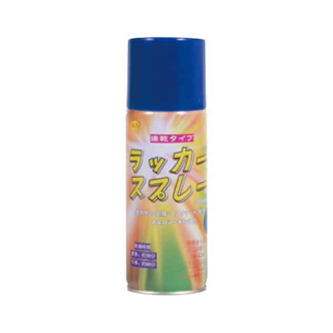 ラッカースプレー【青】 カラースプレー（300ml）1本 木部・鉄部用油性カラースプレー