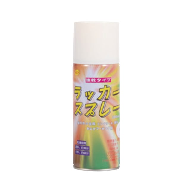 ラッカースプレー【白】 カラースプレー（300ml）1本 木部・鉄部用油性カラースプレー