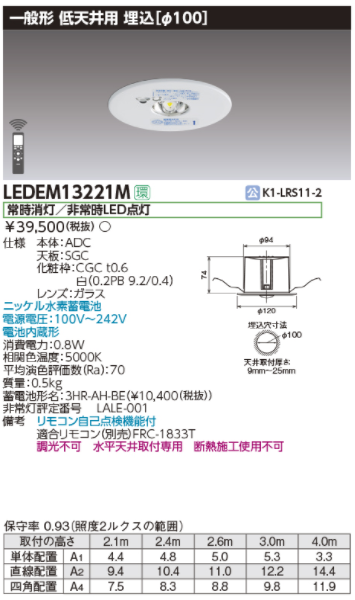 ߸ˤޤ ǥ饤ƥåLEDѾ ѷ 13 ŷѡʡ3m 100 ̷30ʬ ⥳󼫸ǽ Ĵ߸ͭޤLEDEM13221M