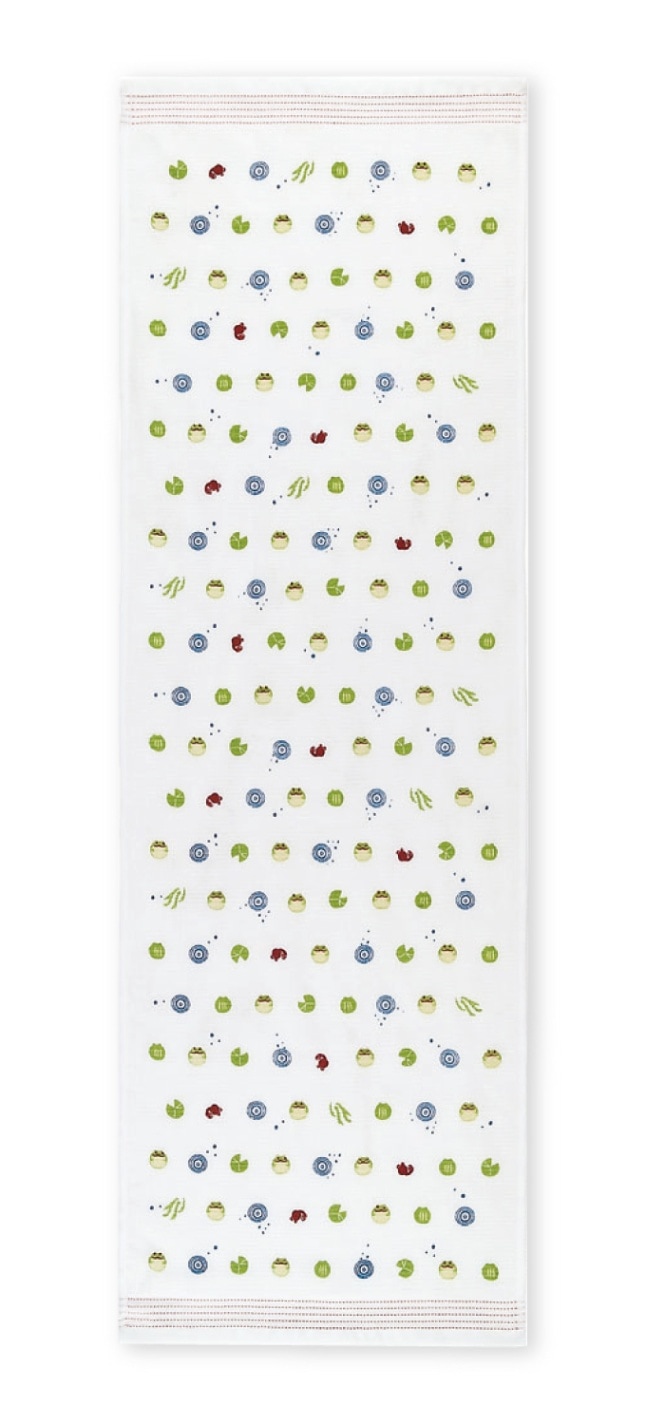 豆がえる｜てぬぐい | 布ごよみ｜手ぬぐい | | 今治タオルのコン