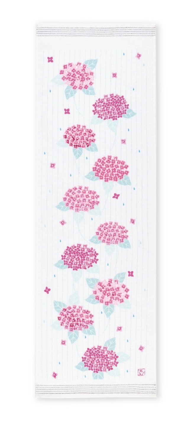 紫陽花｜てぬぐい | 布ごよみ｜手ぬぐい | | 今治タオルのコンテックス