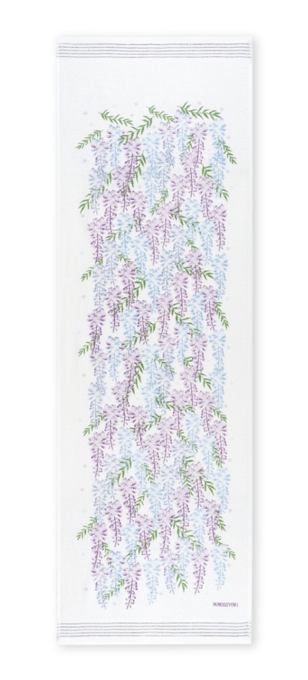 藤の花｜てぬぐい | 布ごよみ｜手ぬぐい | | 今治タオルのコンテックス