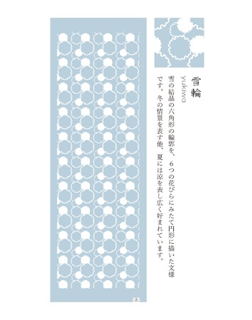 雪輪｜アクアブルー｜抜染手拭（フェイス） | ハイカラ抜染手拭