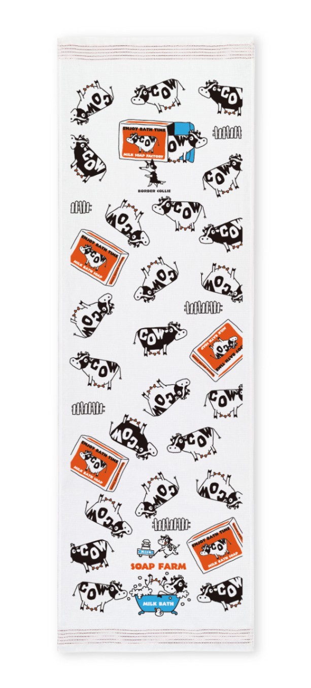 ミルクバス｜てぬぐい | 布ごよみ｜手ぬぐい | | 今治タオルのコン