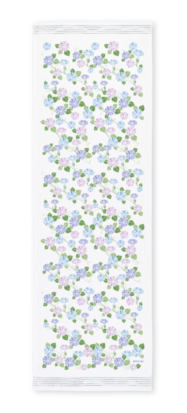 絞り咲き朝顔｜てぬぐい | 布ごよみ｜手ぬぐい | | 今治タオルのコン