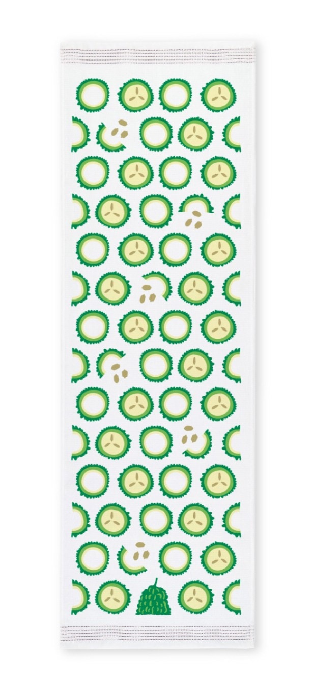 しゃきしゃきゴーヤ｜てぬぐい | 布ごよみ｜手ぬぐい | | 今治タオルの