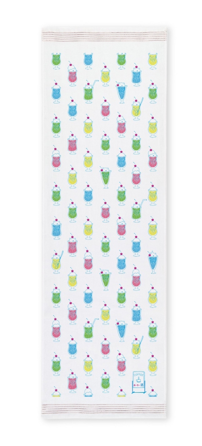 白くまパーラー｜てぬぐい | 布ごよみ｜手ぬぐい | | 今治タオルのコン