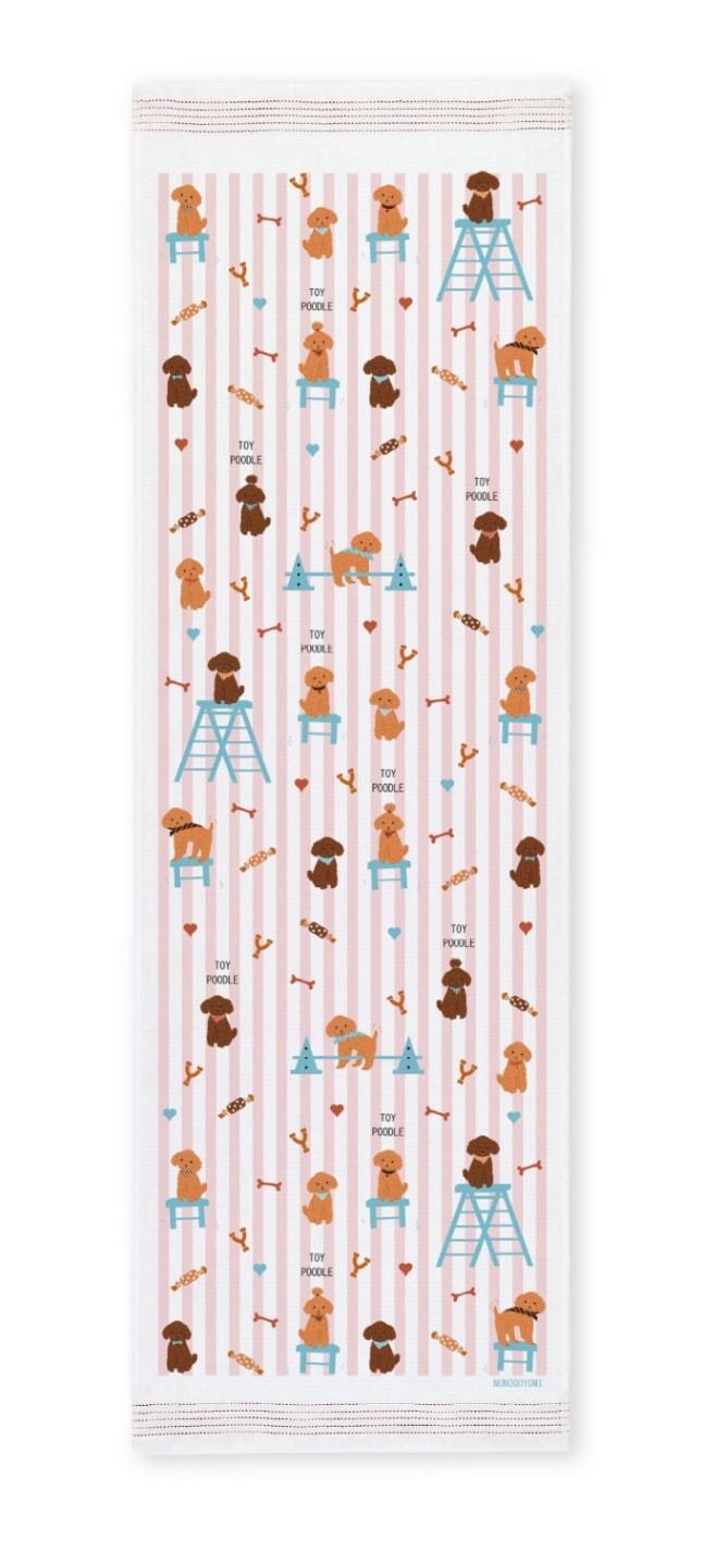 トイプードル｜てぬぐい | 布ごよみ｜手ぬぐい | | 今治タオルの