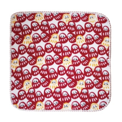 だるま｜レッド｜ハイカラハンカチーフ | ハイカラハンカチーフ