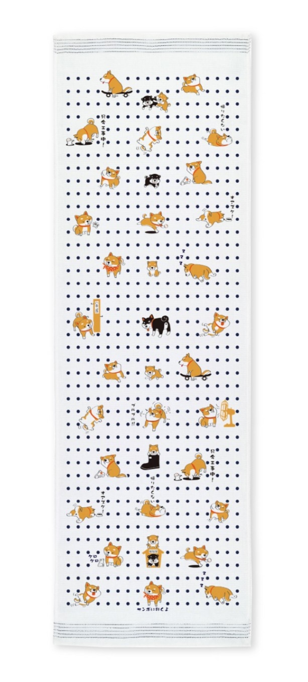 うちのワンコ｜てぬぐい | 布ごよみ｜手ぬぐい | | 今治タオルのコン