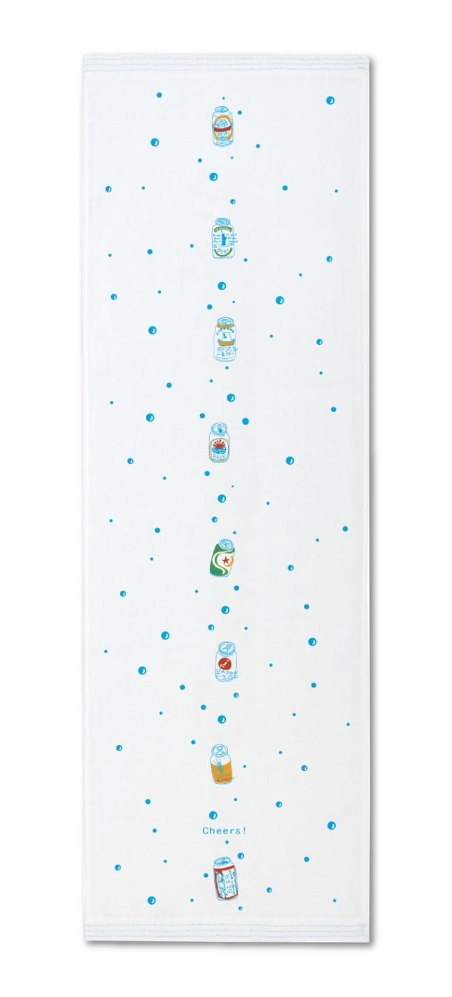缶ビール ガーゼてぬぐい | はごろもガーゼ てぬぐい | | 今治タオルの