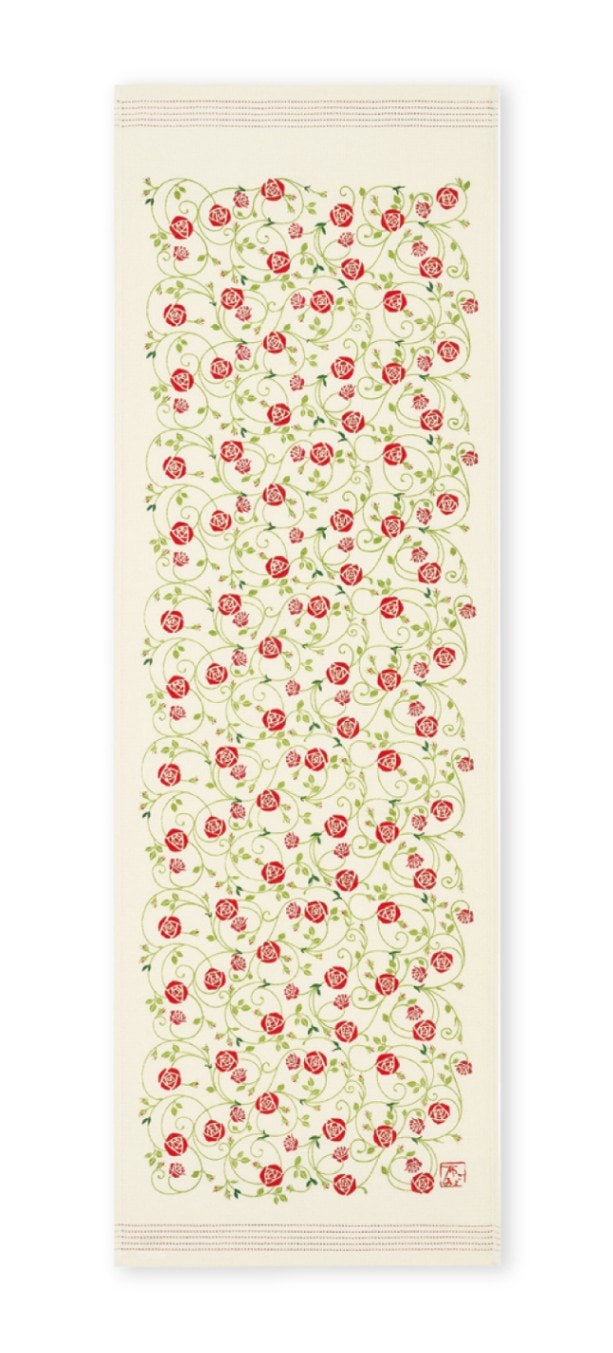 バラ｜てぬぐい | 布ごよみ｜手ぬぐい | | 今治タオルのコンテックス