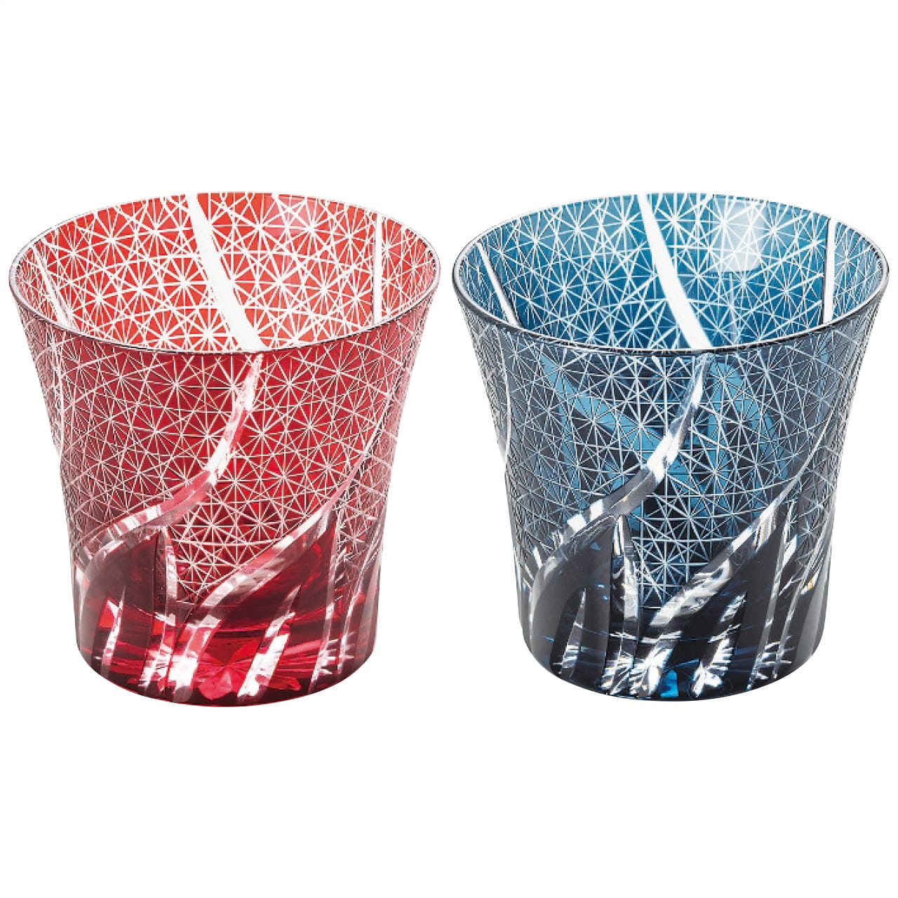 ボヘミアングラス　ペア ボヘミアングラス クリスタルオールドペア