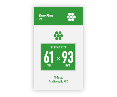 （スリーブ）ユーロサイズ 61*93mm