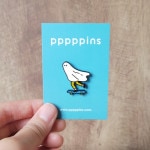 �ϥ�������/HIGHTIDE��pppppins �ԥ� (SKATEBOARD BLUE)