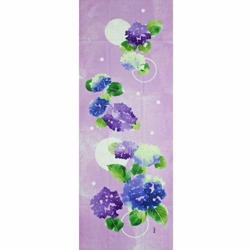 絵てぬぐい「水彩あじさい」