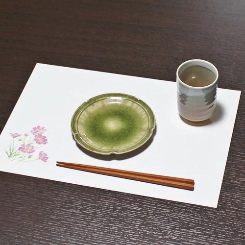 和紙テーブルマット「秋桜」10枚入