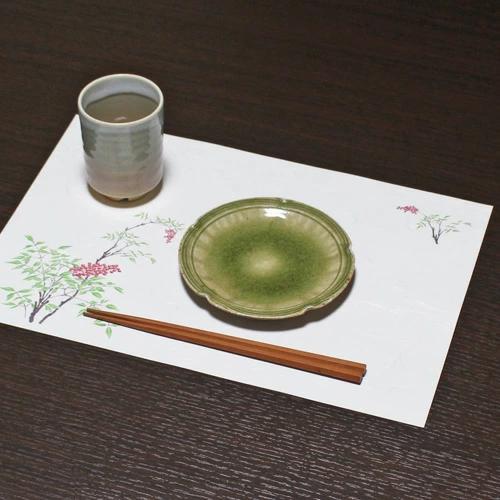 和紙テーブルマット「南天」10枚入