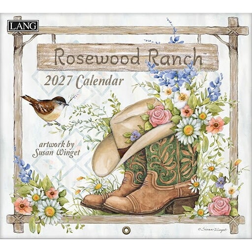 2027年ラングカレンダー「Rosewood Ranch」