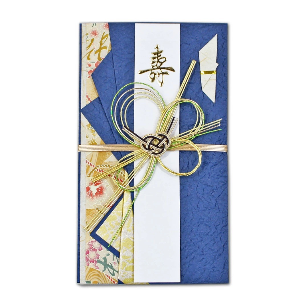 祝儀袋 寿「友禅折り紺」 | 結婚祝い | 香紙堂 オンラインストア