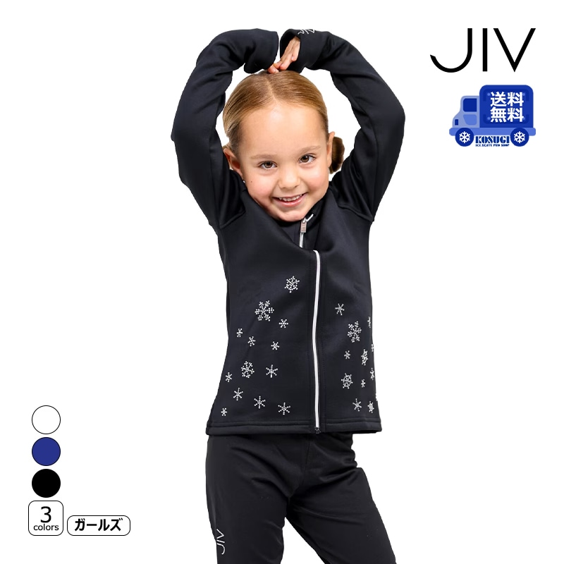 【送料無料】JIV Sport ジャケット SNOWFLAKES（スノーフレークス） フィギュアスケート【ラッピング可】 -TC/LP+