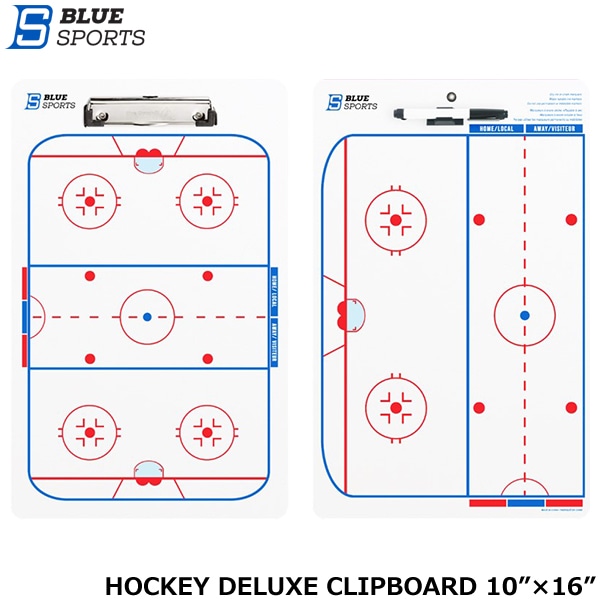 BLUE SPORTS アクセサリー ホッケークリップボード 10インチx16インチ アイスホッケー【ラッピング可】