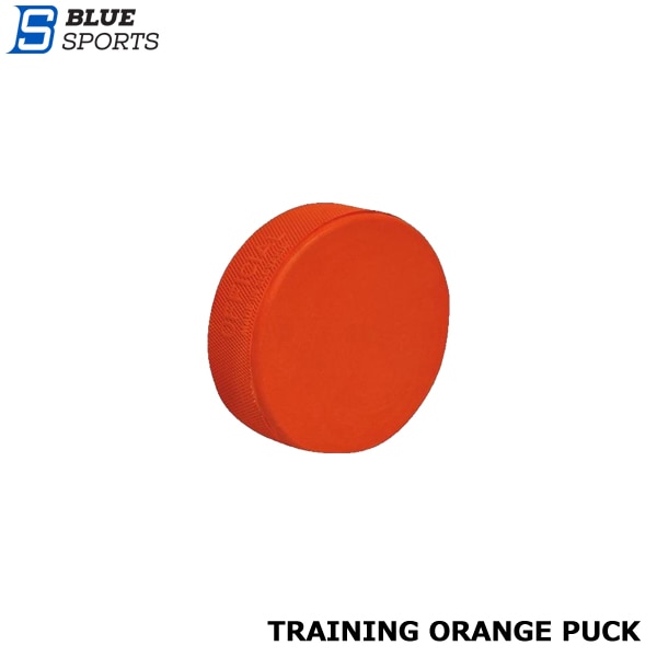 BLUE SPORTS パック トレーニングオレンジパック アイスホッケー【ラッピング可】 -NP/TC