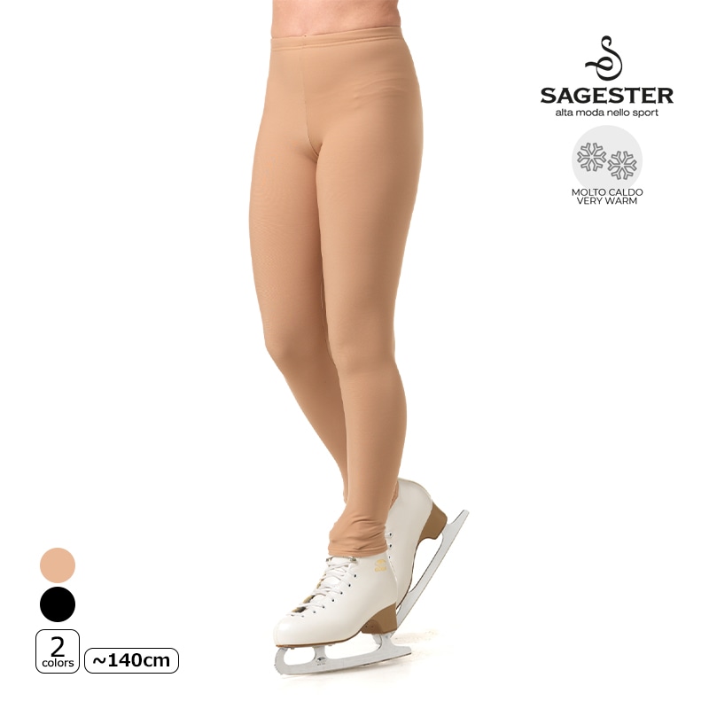 SAGESTER 裏起毛タイツ 423 フットレス レギンス【ラッピング可