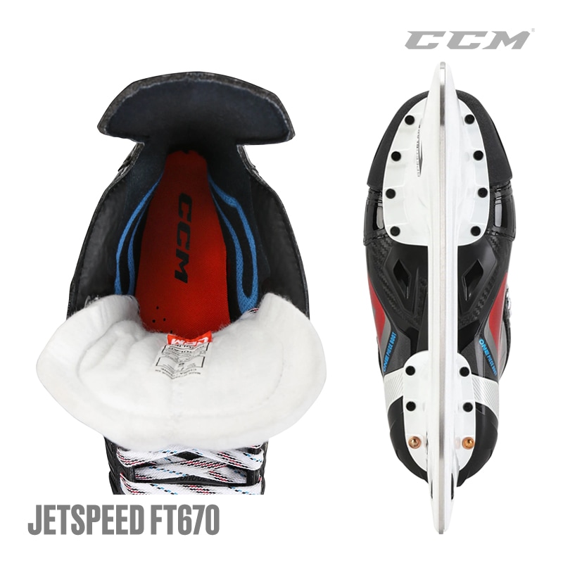 CCM スケート靴 ジェットスピード FT670 シニア アイスホッケー 