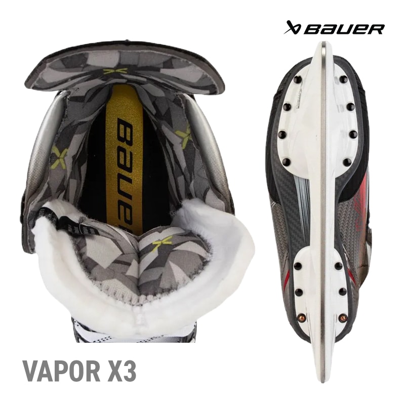 BAUER スケート靴 S23 ベイパー X3 インター アイスホッケー【SALE