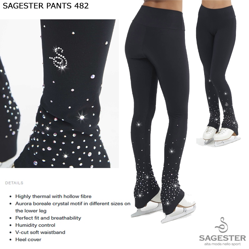 SAGESTER パンツ 482 フィギュアスケート【ラッピング可】 -TC/LP+