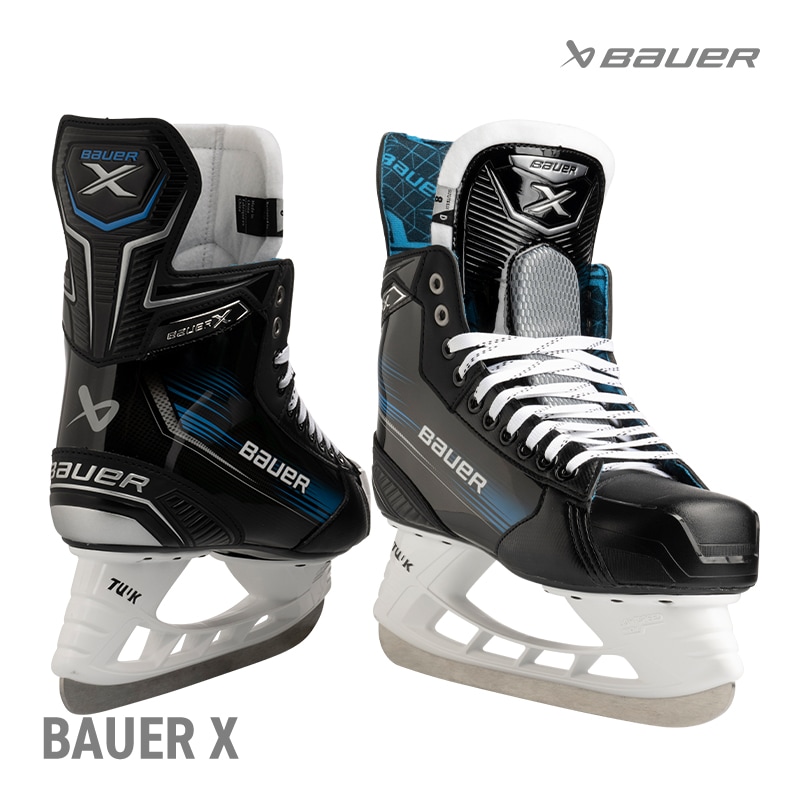 カナダノアイスホッケ靴bauer会社の正規品です。 BAUER スケート靴 S23 X シニア アイスホッケー ◇フェア対象商品