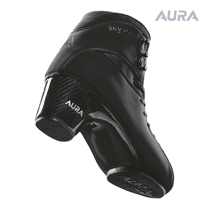 AURA スケート靴 スカイ200 ブラック フィギュアスケート | フィギュア