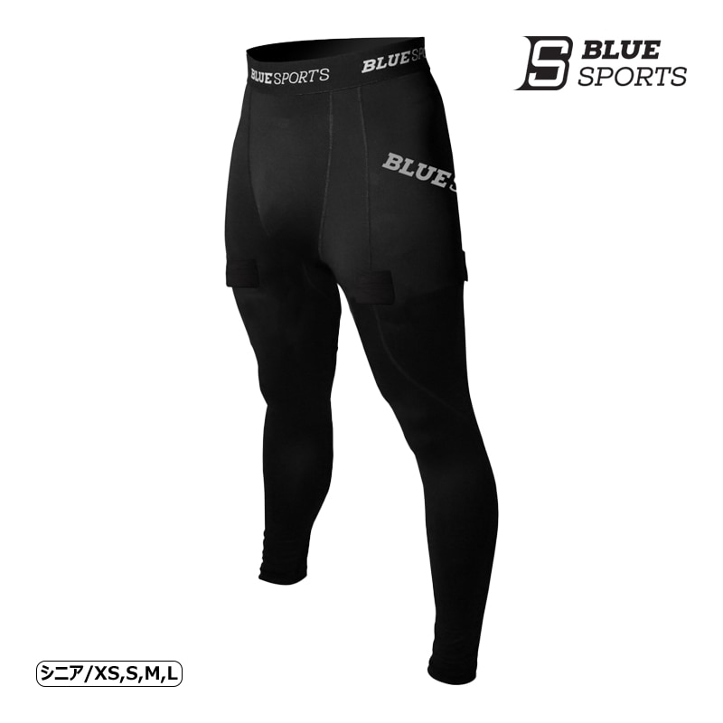 BLUE SPORTS サポーター フィット ジョック パンツ シニア アイスホッケー
