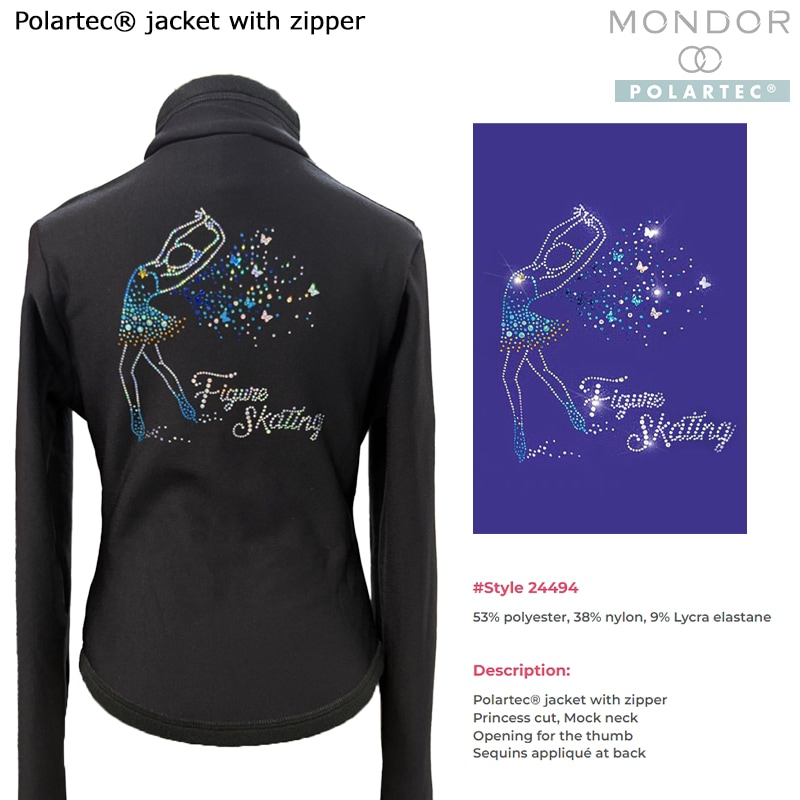 送料無料】MONDOR ジャケット 24494 -ポーラテック フィギュアスケート