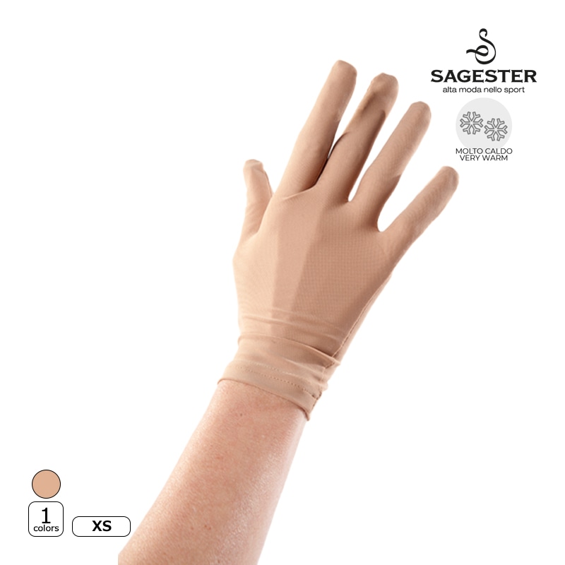 SAGESTER アクセサリー 528 手袋 -サーマル XSサイズ フィギュアスケート【SALE!!】【ラッピング可】 -NP/TC