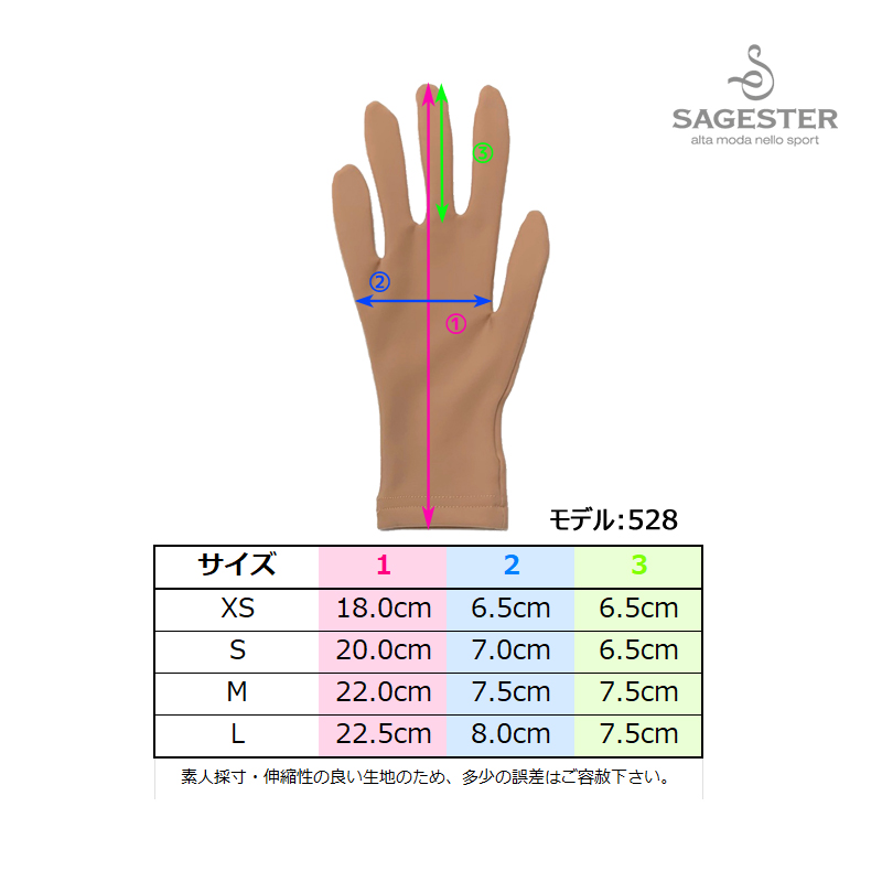 SAGESTER アクセサリー 536 手袋 -サーマル XSサイズ フィギュア