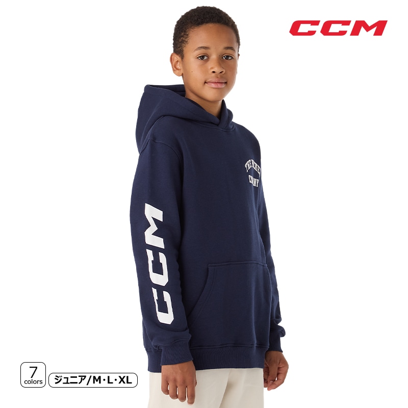 CCM アパレル アスレジャー フリース フーディー ジュニア アイスホッケー